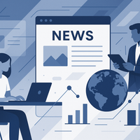 Financial trends illustration